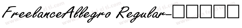FreelanceAllegro Regular字体转换